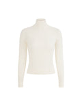 MARYLING Turtleneck Long Sleeve Cashmere Knit Pullover