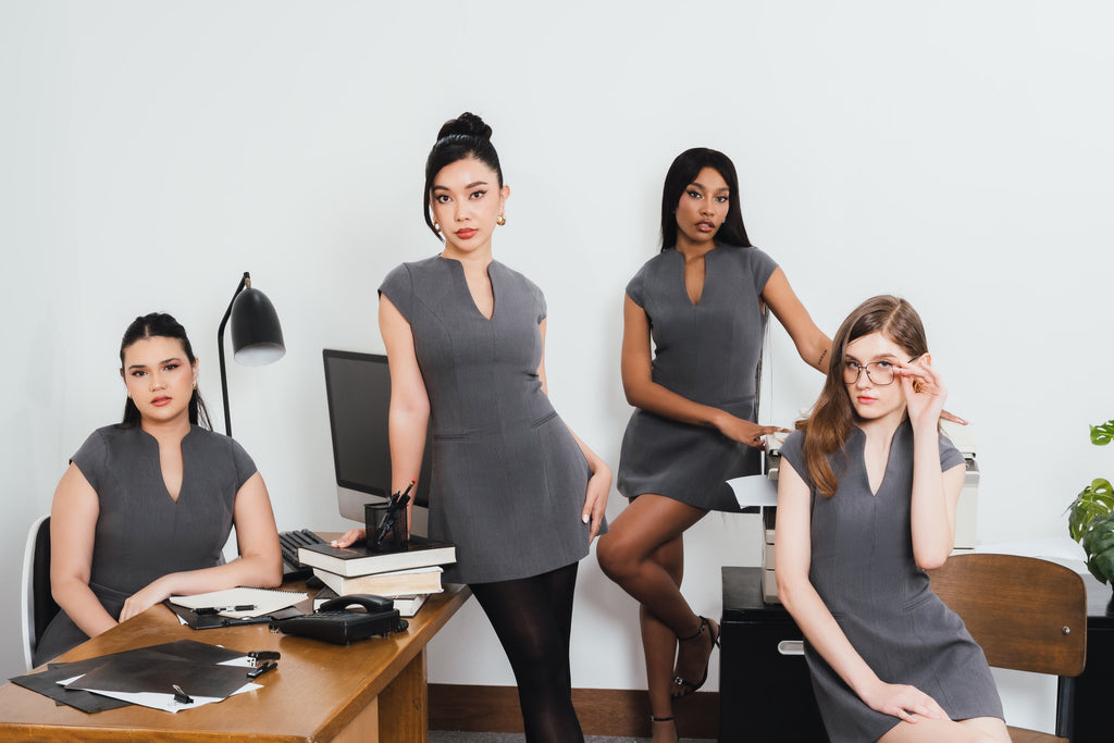 Martina Keyhole Mini Dress