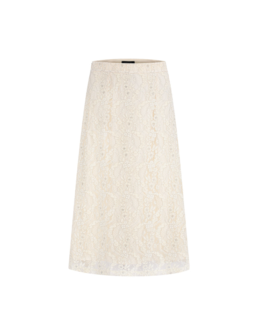 MARYLING Sequin Lace A-Line Knee-Length Skirt