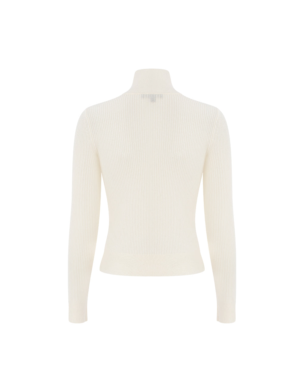 MARYLING Turtleneck Long Sleeve Cashmere Knit Pullover