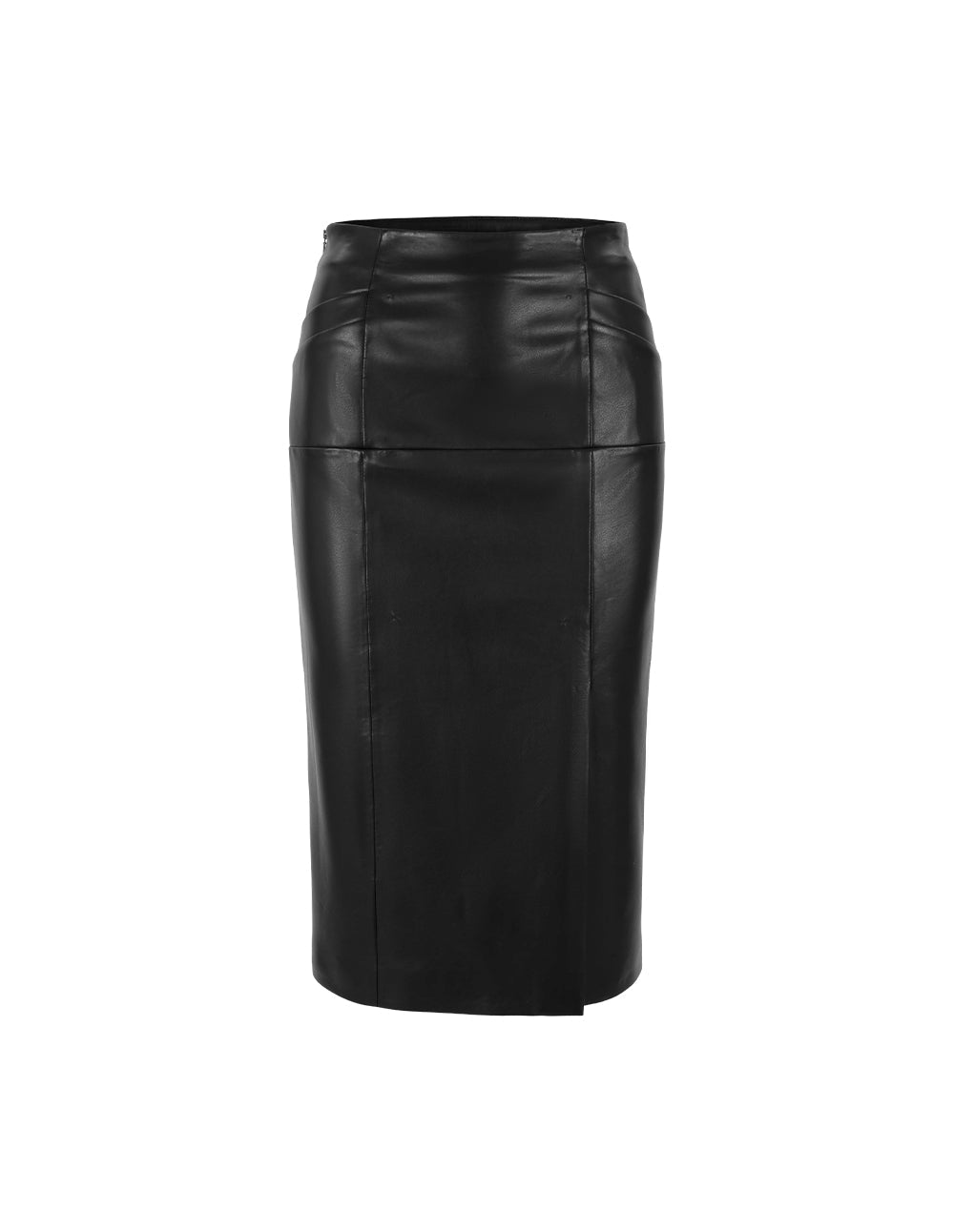 MARYLING Knee-Length Leather Straight Skirt
