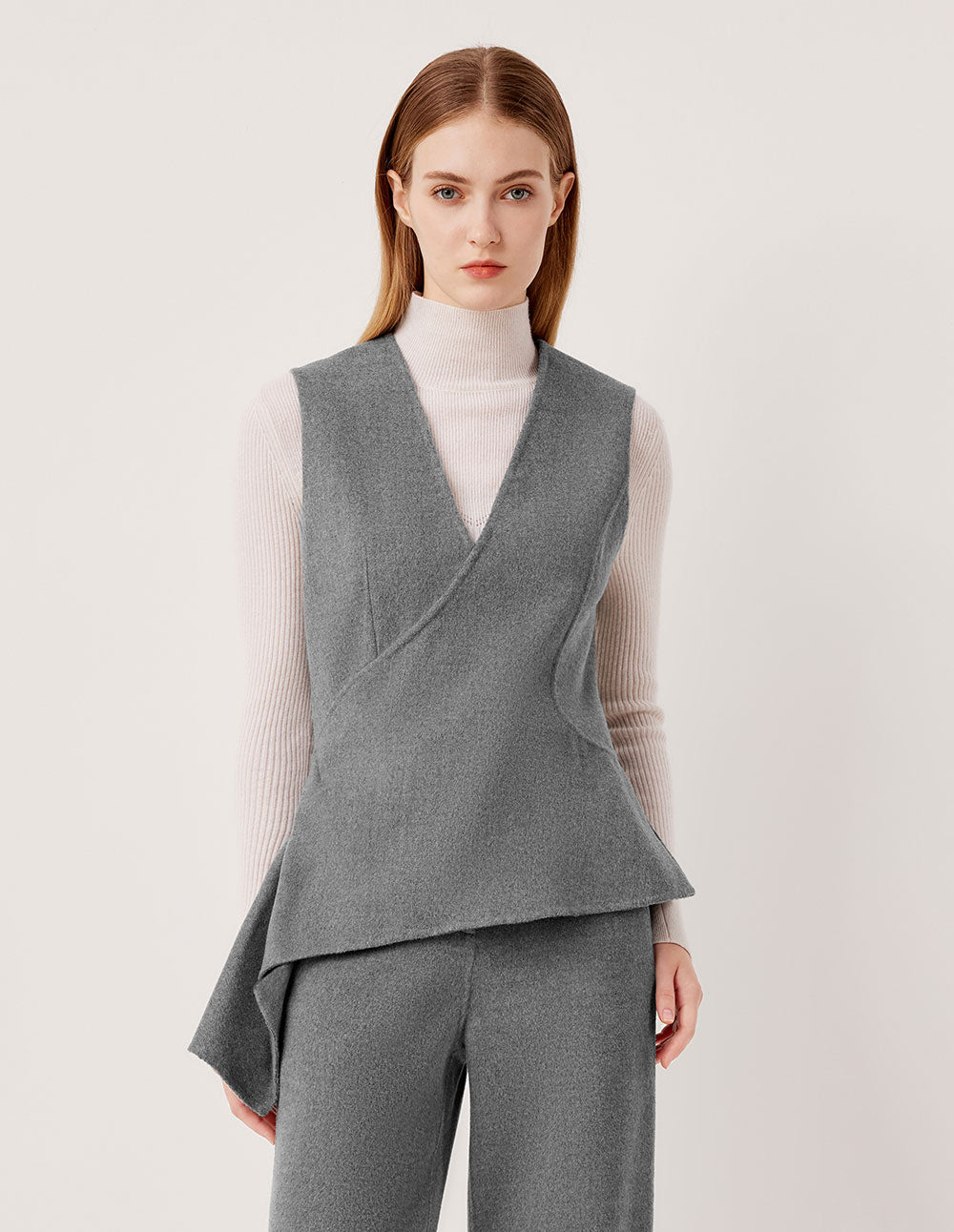 MARYLING V-Neck Sleeveless Commuter Vest