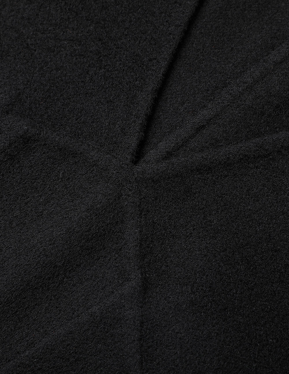 MARYLING Black Short V-Neck Curved Vest