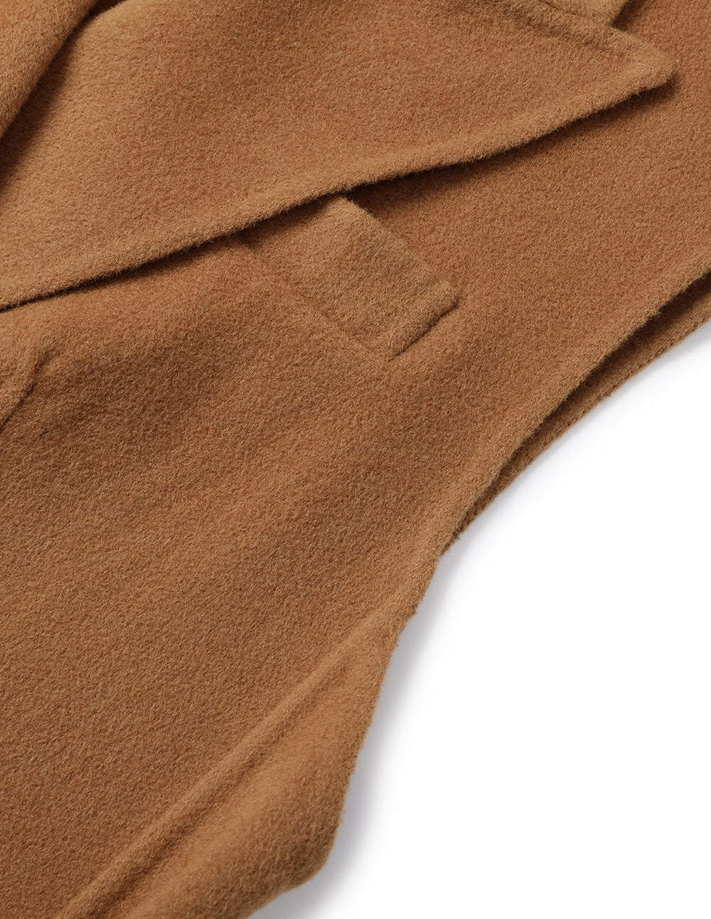 MARYLING Camel Wool Suit-Style Reversible Vest