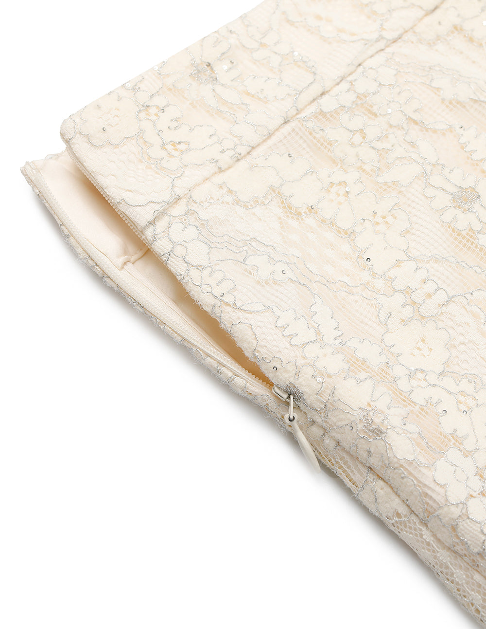 MARYLING Sequin Lace A-Line Knee-Length Skirt