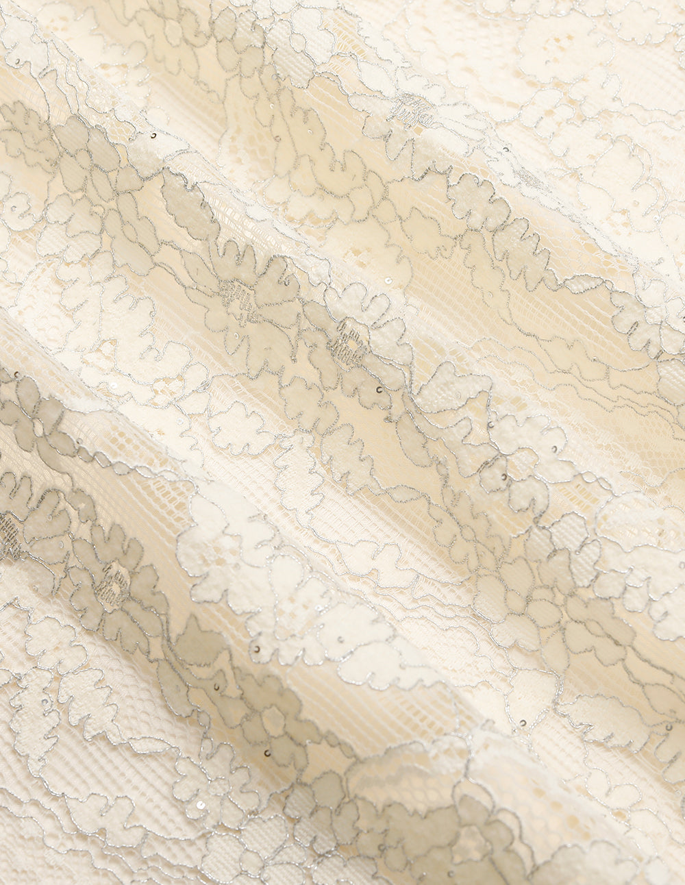 MARYLING Sequin Lace A-Line Knee-Length Skirt