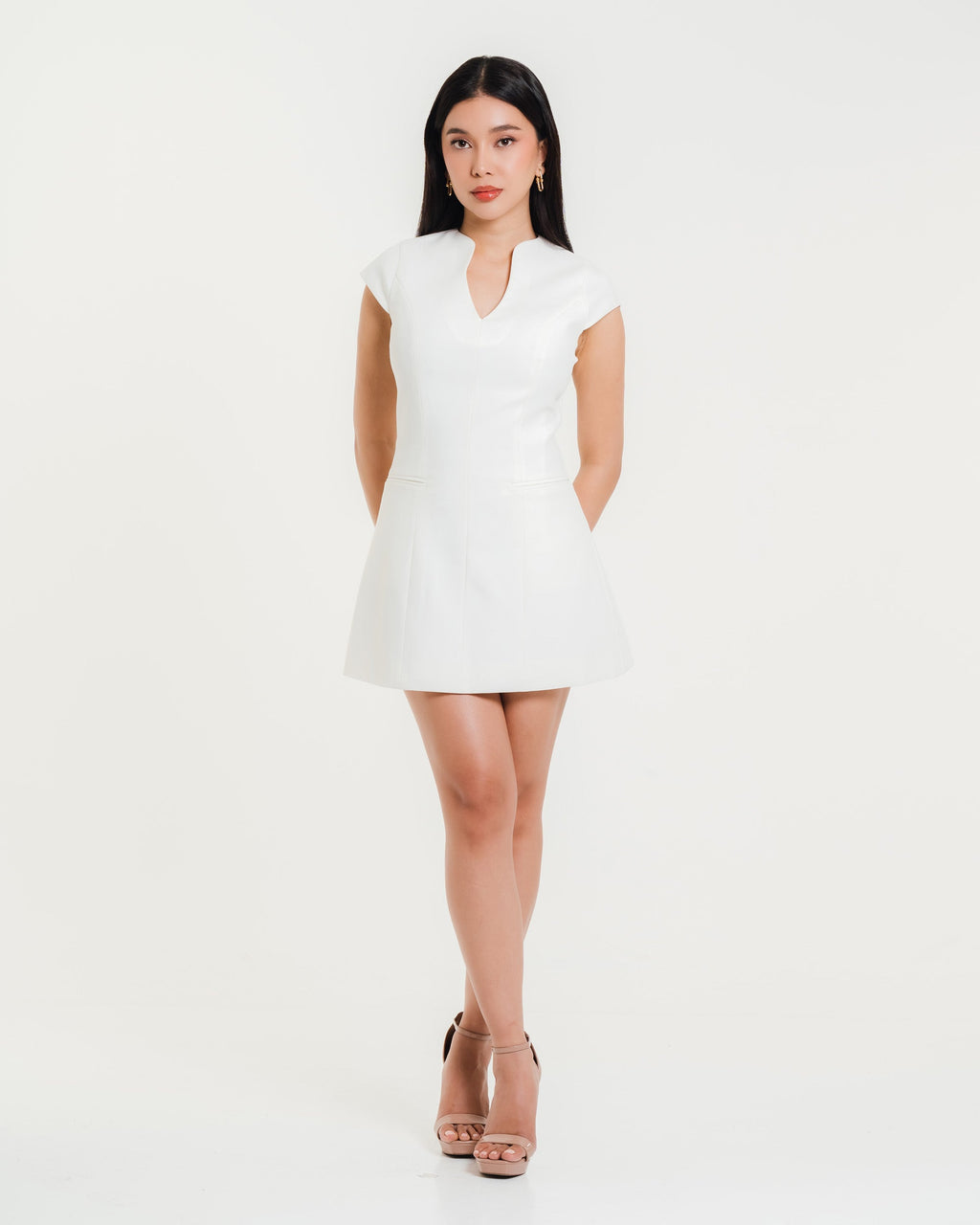 Martina Keyhole Mini Dress