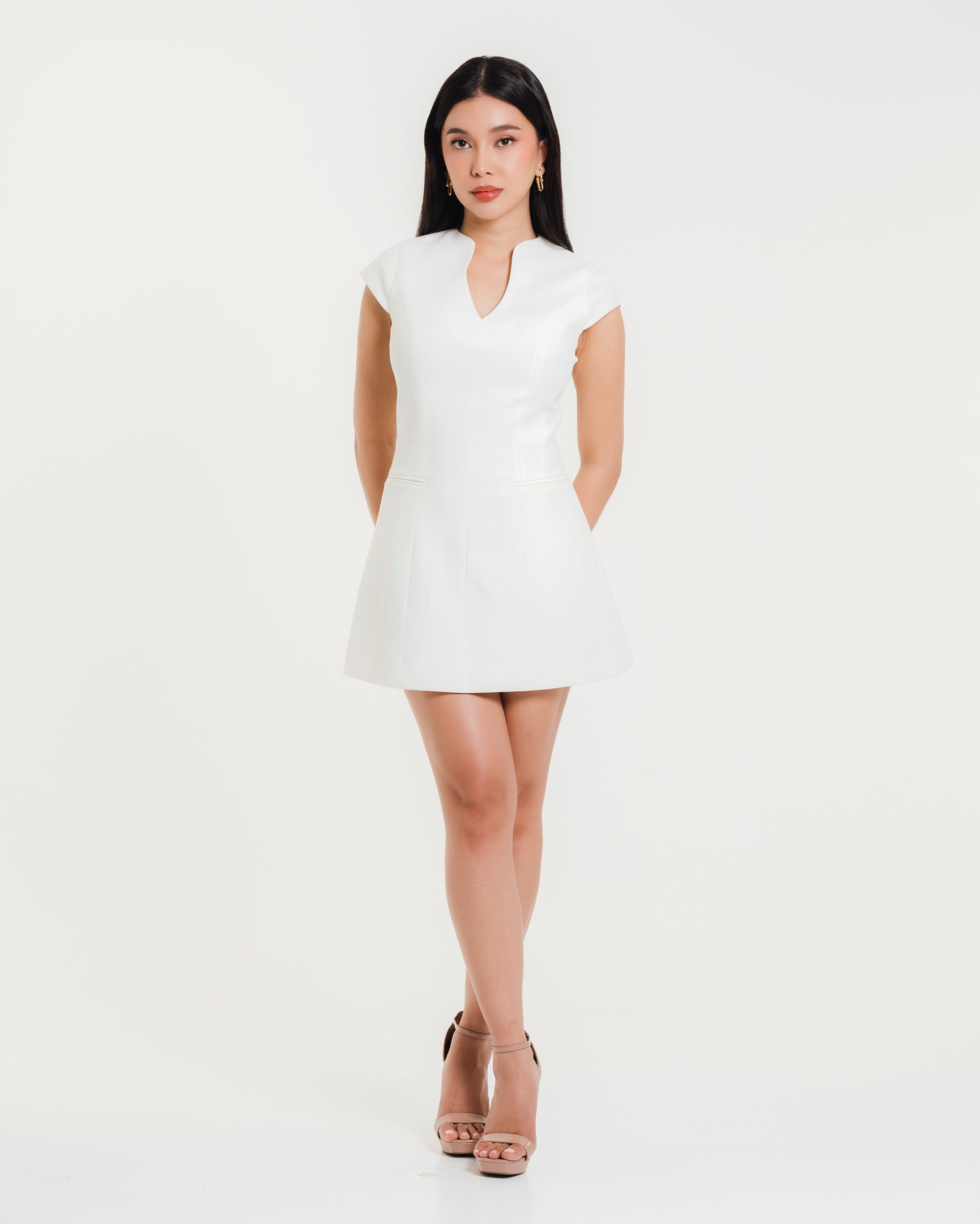 Martina Keyhole Mini Dress