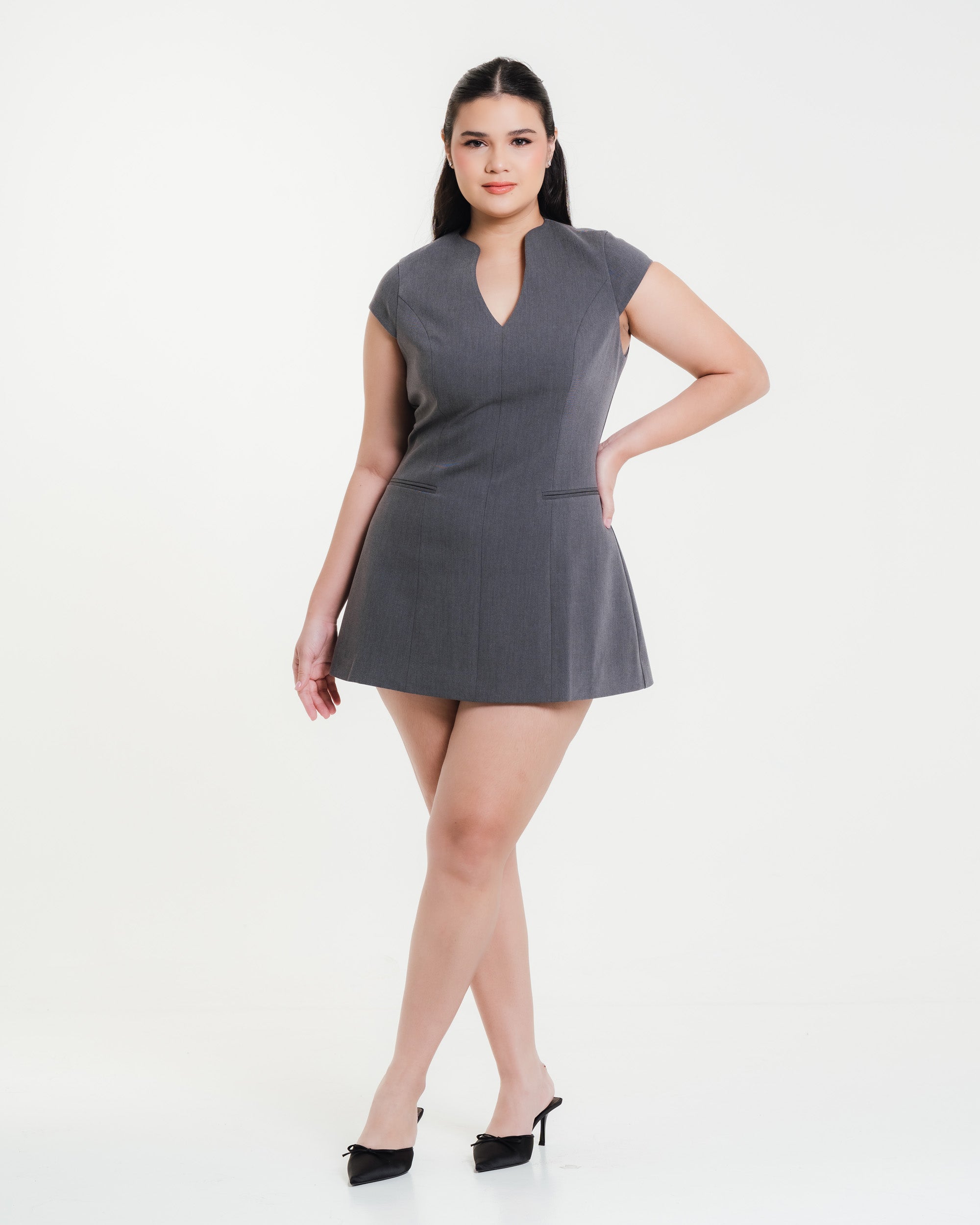 Martina Keyhole Mini Dress